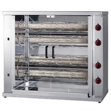 thumbnail of Assador de frangos planetário a gás 8 espadas = 40/48 frangos - 1230x620x1050 mm - 28 Kw + 220 W 230/1V - 5340P084 Eurast