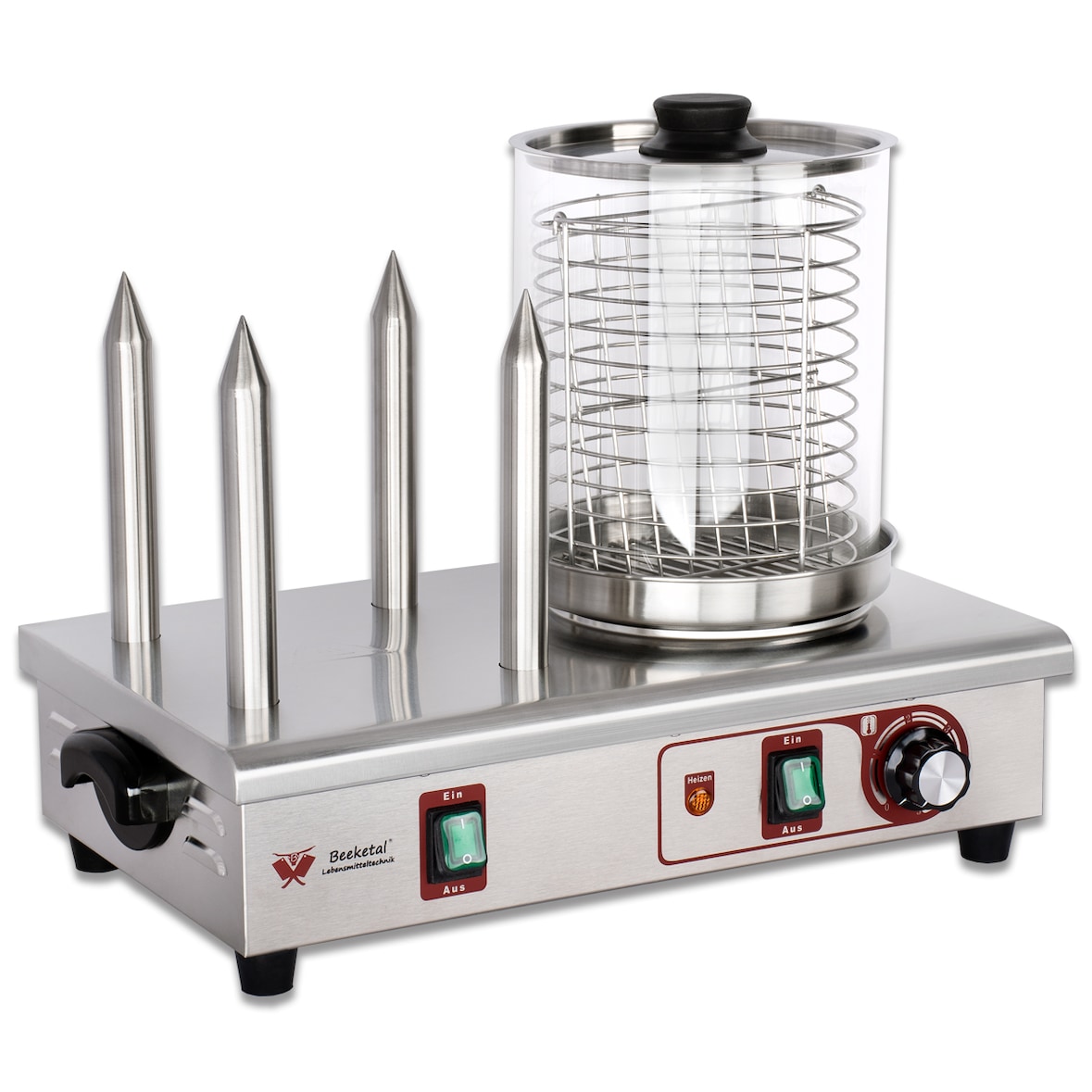 Beeketal Hot Dog Erhitzer Würstchenwärmer Hot Dog Maker BHG07