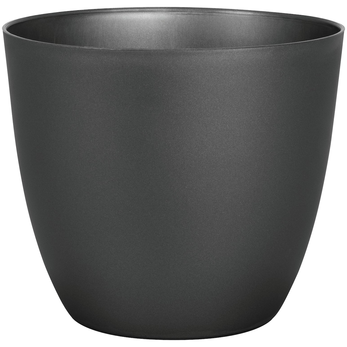 Geli Übertopf PURE 25 rund anthrazit Ø 25cm Kunststoff Blumentopf Pflanzgefäß