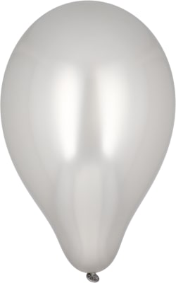 100 Luftballons Ø 25 cm silber