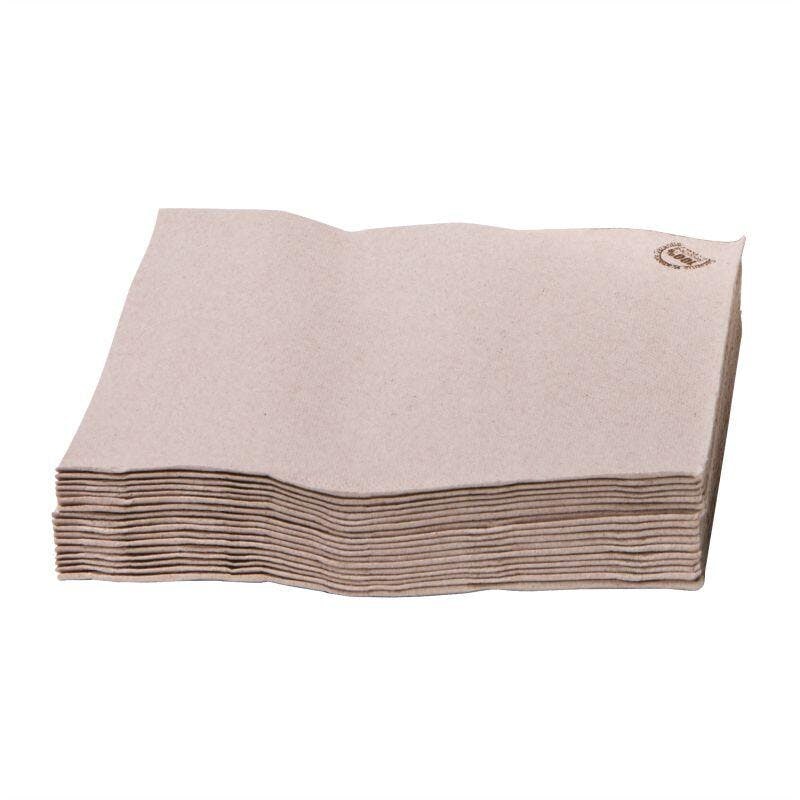 Greenvase - Servilleta reciclada 40x40 cm 2000 uds natural kraft