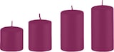 thumbnail of 4er Set Adventskerzen abgestuft Brombeere Ø 5 cm (Höhen 6, 8, 10 und 12 cm)