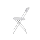 thumbnail of Silla plegable, resistente al clima, máx. 120 kg, blanco