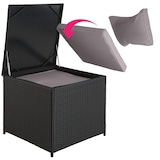 thumbnail of tectake Conjunto de ratán SIENA  negro/gris - 404298