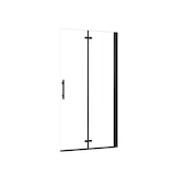 thumbnail of AICA Walk in 2 hojas plegables con Perfil Negro Mate, estilo industrial, 5 mm cristal templado, Easyclean, Tamaño:(1145-1165)x1900mm