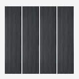 thumbnail of 4 x pannello murale decorativo fonoassorbente 240x60cm legno ebano Kover-E-PFA129GS