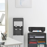 thumbnail of Relaxdays Rollcontainer Büro, mit 2 Fächern & Tastaturauszug, Druckertisch mit Rollen, HxBxT: 74 x 60 x 48 cm, schwarz