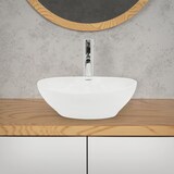 thumbnail of ECD Germany Aufsatzwaschbecken Keramik Weiß ca. 410 × 330 × 142 mm – inkl. Ablaufgarnitur