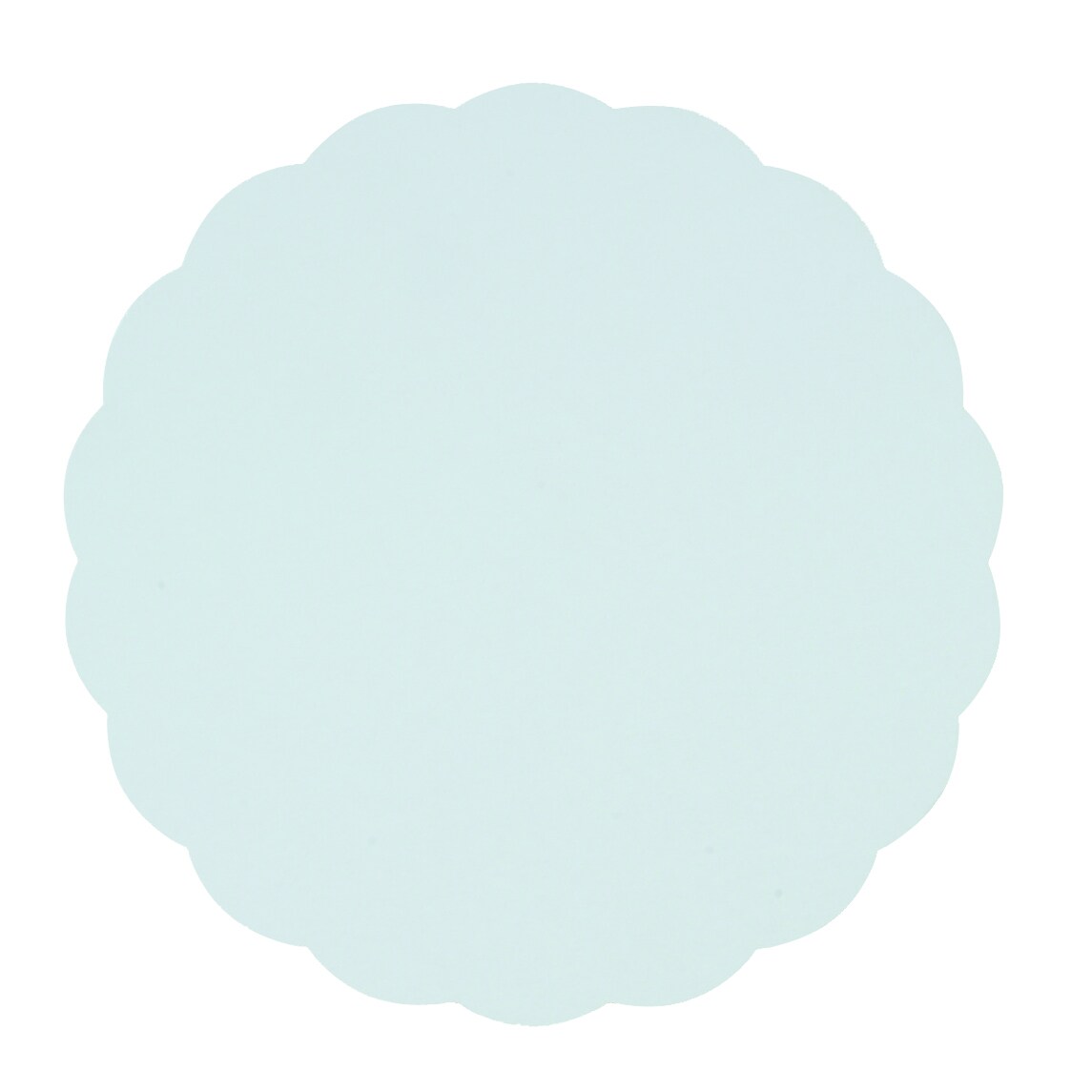 Nordia Support rond festonné carton blanc 19 cm x 250 Nordia - 682796
