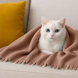 thumbnail of wometo 16er Set WAVE Fleecedecken 120x160 cm – OEKO-TEX ca. 300g weiche Fleece Decke mit Wellenrand Anti-Pilling braun