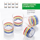 thumbnail of Benetton - 8er-Set Glasbecher 33 cl