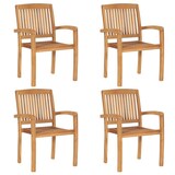 thumbnail of Helloshop26 - Conjunto de comedor de jardín de 5 piezas muebles de exterior madera maciza de teca 02_0013761