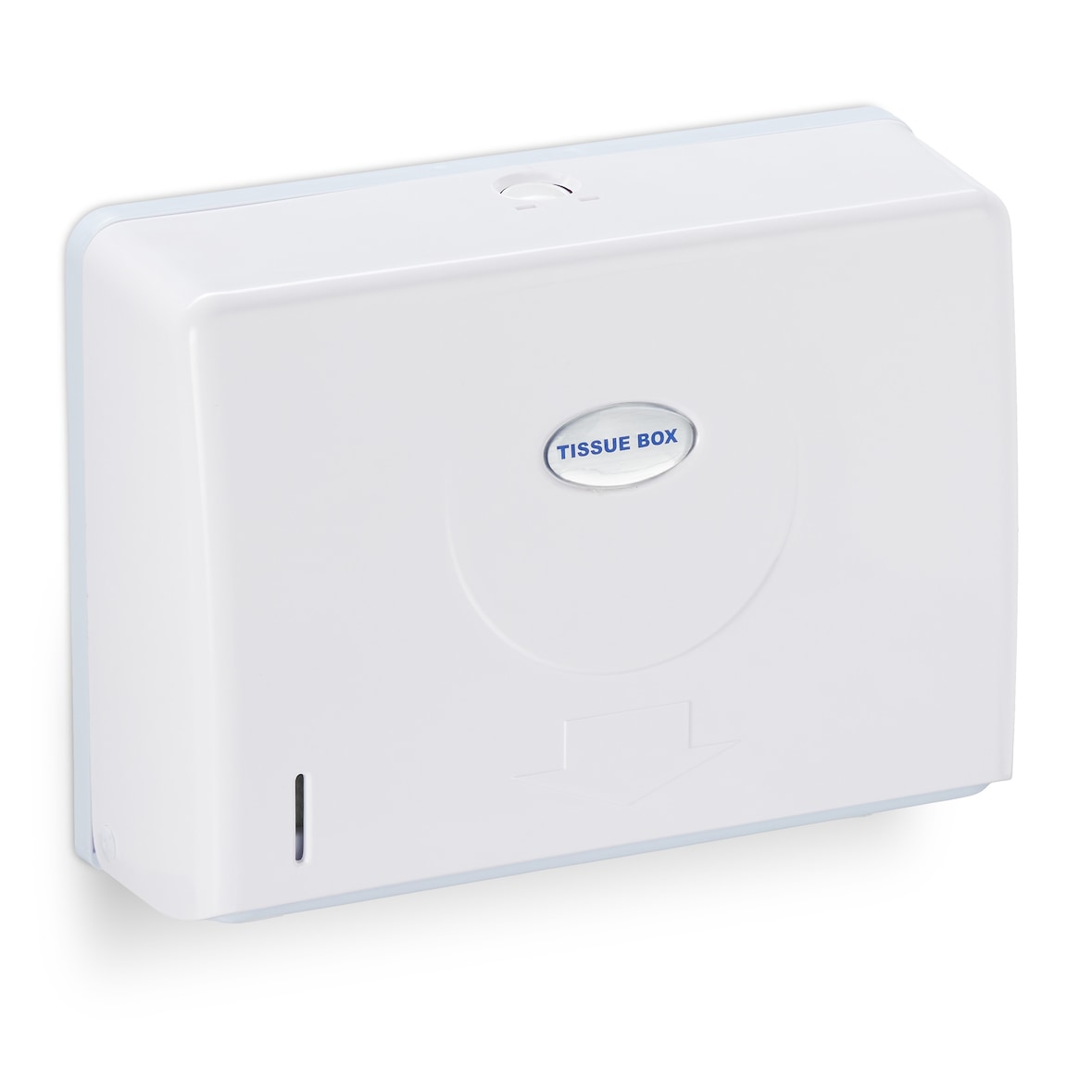 Relaxdays Papierhandtuchspender, Wandmontage, für H2 Papierhandtücher, Handtuchspender HxBxT 20,5 x 27,5 x 10 cm, weiß