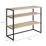 thumbnail of Portant vêtements KADRA sous combles étagères 100x85cm