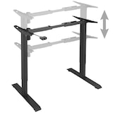 thumbnail of tectake Estructura para mesa - eléctrica y ajustable en altura 85-129x65x71-121cm 129 x 65 x 121 cm Negro