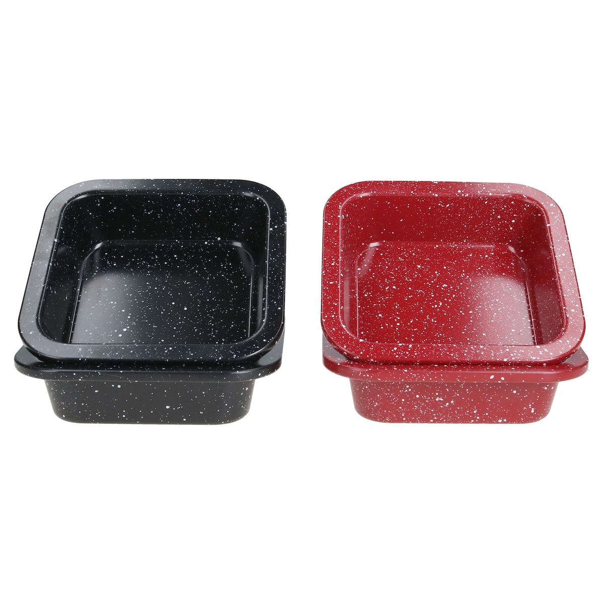 4er Set Cina Backform quadratisch 12x12cm Airfryer Backofen Auflauf Kuchen