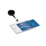 thumbnail of Porte-badge de securite Europel fermé 54x85mm avec enrouleur/ 10 pièces, 121289