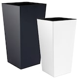 thumbnail of WellHome - Juego de 2 Macetas Altas 26,6/49L en color Blanco y Negro