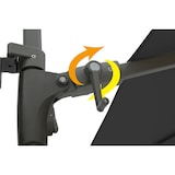 thumbnail of METRO PROFESSIONAL Ombrellone quadrato a doppio braccio, acciaio, 2.5 x 2.5 m, idrorepellente, grigio antracite