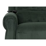 thumbnail of BERLINLODGE Massage-Fernsehsessel, HxBxT 138x86x168 cm, Sitzhöhe 49 cm, Liegefunktion Aufstehhilfe Massage Heizfunktion, Stoff (220g/m²) Cord, Grün