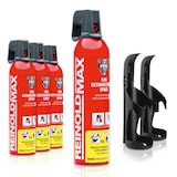 thumbnail of XENOTEC Premium Feuerlöschspray –4 x 750ml – Wandhalter - Stopfire – Autofeuerlöscher – REINOLDMAX – inkl. 2 Wandhalterung schwarz – wiederverwendbar