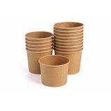 thumbnail of DeinPack 50 Speisebecher braun 480ml  Eisbecher
