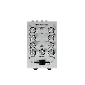 OMNITRONIC GNOME-202 Mini-Mixer silber