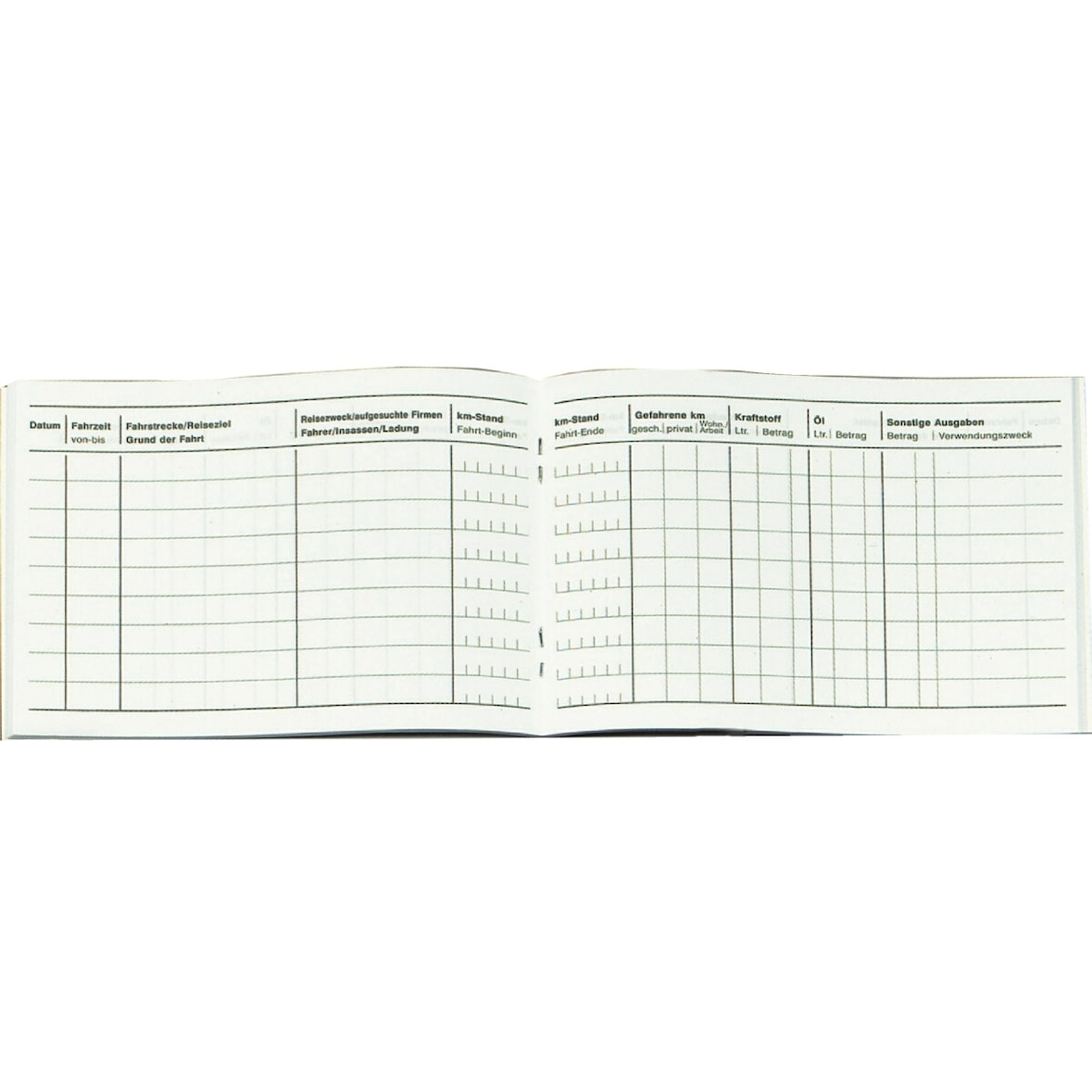 Formularbuch Fahrtenbuch A6 VE=40 Blatt