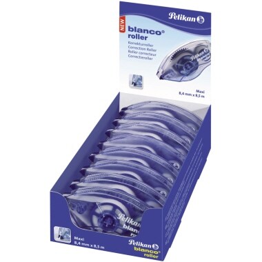Korrekturroller 8,4mm blanco B918D Maxi 8,5m 8 Stück im Display