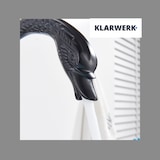 thumbnail of ADRIAN | Design Edelstahl große Badarmatur Schwan | Schwarz luxuriöse Waschtischarmatur Hotel Gastronomie|hohe Mischbatterie freistehende Waschbecken