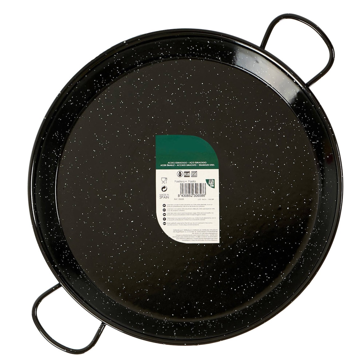 San Ignacio LA DEHESA - Geëmailleerde paellapan 34 cm voor 6 porties