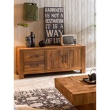 thumbnail of SIT Möbel Lowboard | 2 Türen, 2 Schubladen | recyceltes Teak natur | B 160 x T 50 x H 70 cm | 12915-01 | Serie BANDA