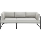 thumbnail of tectake Conjunto de asientos de aluminio Faro con mesa y respaldo ajustable  Gris