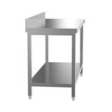 thumbnail of - Mesa de trabajo de acero inoxidable industrial mural 1500 x 700 x 850