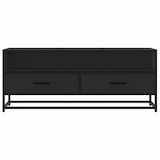 thumbnail of vidaXL TV-Schrank Schwarz 100x34,5x40 cm Holzwerkstoff und Metall