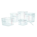 thumbnail of Platzsparender Behälter 17 Liter, Rubbermaid, VB 006318, Transparent