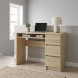 thumbnail of Scrivania Funzionale Cassetti Tavolo Ufficio Studio Porta Pc 120x50 cm - Rovere