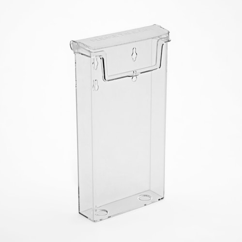 Prospektbox, Flyerbox DIN lang, wetterfest mit Deckel