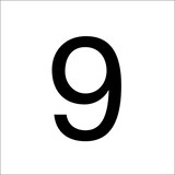 thumbnail of RZB Ziffer "9" 99222.013.9
