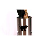 thumbnail of Schirmständer Design Katze 49xØ23cm Edelstahl matt SZAGATO Regenschirmständer Schirmständer große Schirme Schirmhalter moderne Regen-Schirmständer