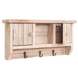 thumbnail of Quadro de chaves HWC-A48, caixa de chaves Quadro de chaves com portas, madeira maciça com certificação MVG ~ natural