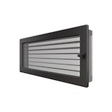 thumbnail of Griglia di ventilazione per camino 17x37  grafite con tapparelle avvolgibili
