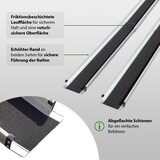 thumbnail of TRUTZHOLM 2 x Teleskoprampe 90 - 152 cm Traglast 272 Alu grau schwarz Antirutsch beschichtet inkl.Tasche Rollstuhlrampe