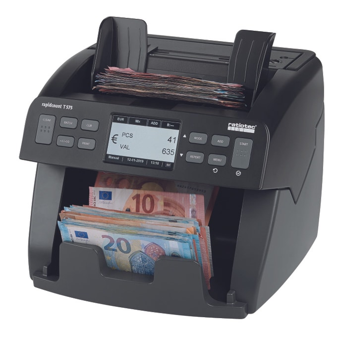Rapidcount T 575 - Conta e verifica banconote miste - 4 valute
