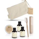 thumbnail of Kit de higiene en neceser algodón 100% fibras organicas completo | 50 unidades