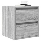 thumbnail of vidaXL Wand-Nachttisch Grau Sonoma 38x34x40 cm