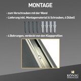 thumbnail of Dreifke® Plakatrahmen DIN A2 | 25mm Alu Profil, eckig | schwarz | Alu Klapprahmen Wechselrahmen Posterrahmen Rahmen | Dreifke®