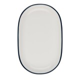 thumbnail of IDFine-Modest Navy 28 cm Oval -Platte 6 Stück