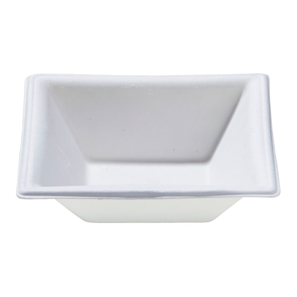 Schale aus Zuckerrohr KARO 450 ml 16 x 16 x 4,5 cm Karton (500 Stück)