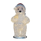 thumbnail of METRO PROFESSIONAL LED-Teddybär, Aluminum, 100 x 82 x 183 cm, 1088 LEDs, 40 W, warmweiß